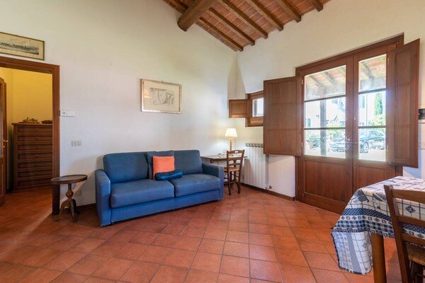 Foto van Appartement op 500 m van het Laterina-centrum - Vakantiehuis in Laterina (AR) - LivingRoom
