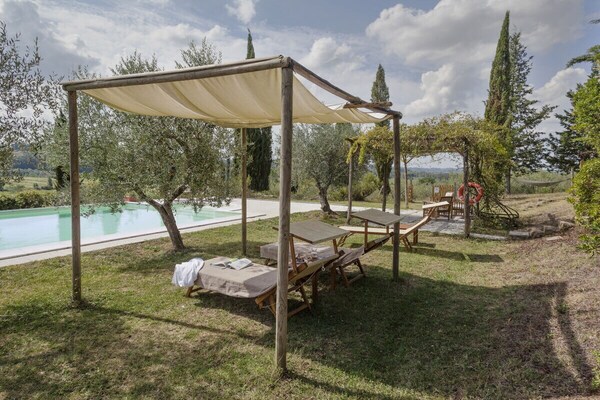Foto van Biologische boerderij met 1 slaapkamer - Vakantiehuis in Palaia - Untagged