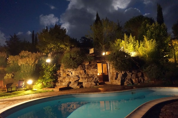 Foto van Villa in Maremma met privézwembad en uitzicht - Vakantiehuis in Selva Santa Fiora - Ambiance