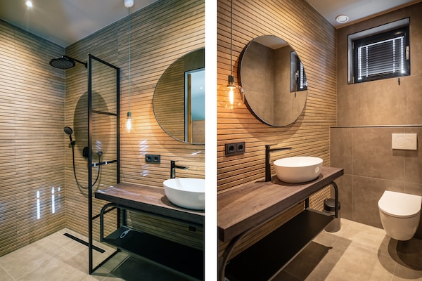 Foto van Wellness Villa Verblijf op Texel - Vakantiehuis in De Cocksdorp Texel - BathRoom