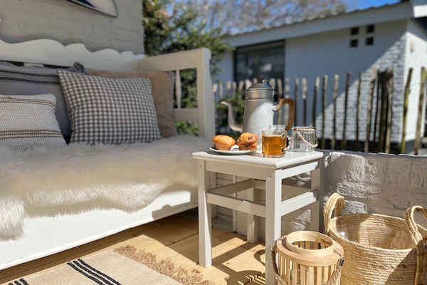 Foto van Authentiek gezellig strandhuisje in Callanstoog - Vakantiehuis in Callantsoog - TerraceBalcony