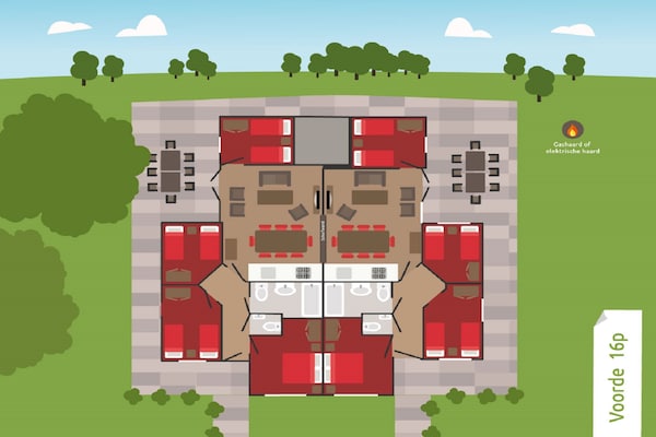 Foto van Charmante tuinvakantie - Vakantiehuis in Voorthuizen - Facilities