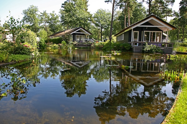 Foto van Charmant chalet aan de vijver - Vakantiehuis in Markelo - ExteriorSummer