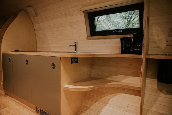 Foto van Gezellige boomhut in Overijssel - Vakantiehuis in Balkbrug - Kitchen