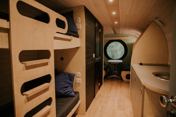 Foto van Gezellige boomhut in Overijssel - Vakantiehuis in Balkbrug - BedRoom