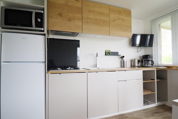 Foto van Chalet bij Hegermeer met toegang tot meer - Vakantiehuis in Heeg - Kitchen