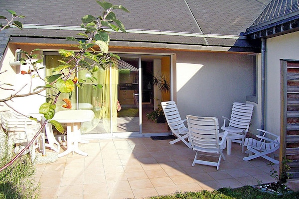Foto van Vakantiehuis bij Mont St. Michel Strand - Vakantiehuis in St. Martin-de-Bréhal - terrace