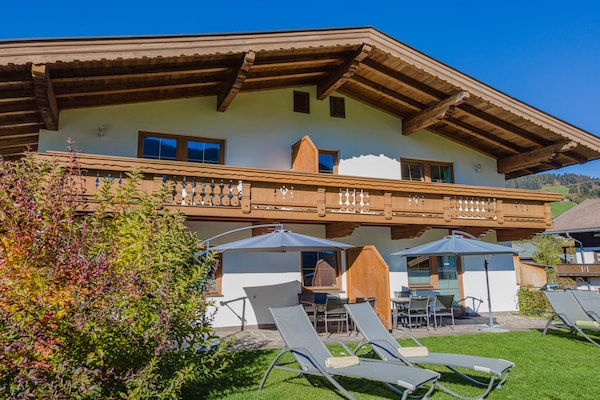 Foto van Appartement in Brixen bij Wilder Kaiser Gondel - Vakantiehuis in Brixen im Thale - ExteriorSummer