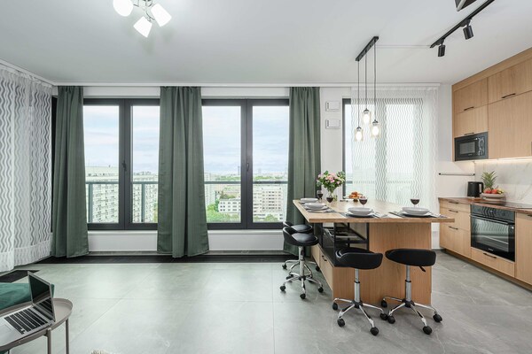 Foto van Appartement in Warschau met balkon - Vakantiehuis in Warszawa - DiningRoom