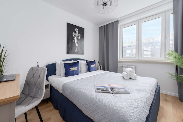 Foto van Appartement in Warschau vlakbij de Oude Stad - Vakantiehuis in Warszawa - BedRoom