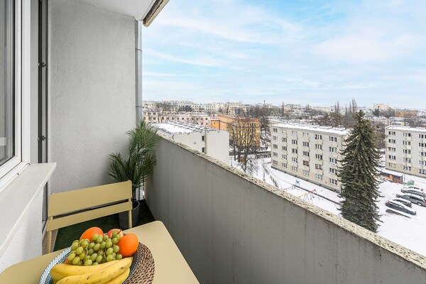 Foto van Appartement in Warschau vlakbij de Oude Stad - Vakantiehuis in Warszawa - TerraceBalcony