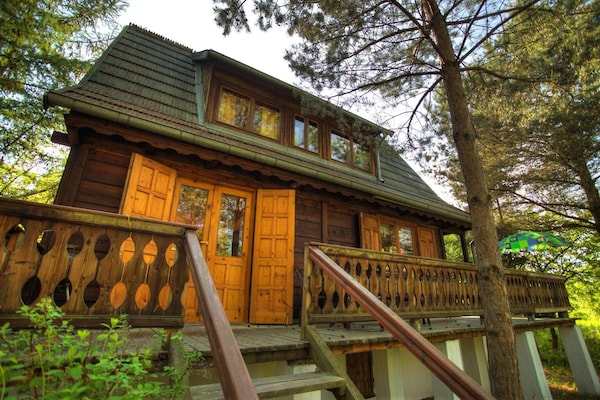 Foto van Blokhuis bij Tajty-meer, Mazurische Merenroute - Vakantiehuis in Wilkasy - ExteriorSummer