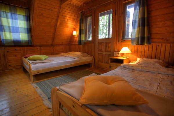 Foto van Blokhuis bij Tajty-meer, Mazurische Merenroute - Vakantiehuis in Wilkasy - BedRoom
