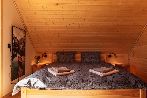 Foto van Berghuisje met eigen bubbelbad - Vakantiehuis in Istebna - BedRoom