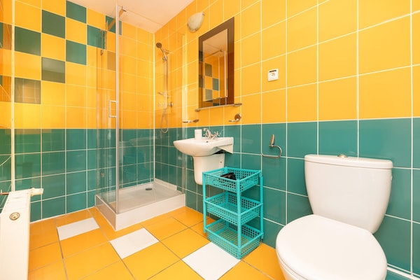 Foto van Comfortabele vakantiestudio vlakbij het strand - Vakantiehuis in Rewal - BathRoom