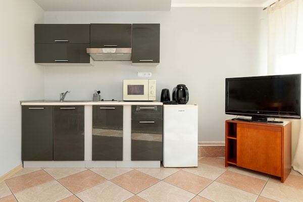 Foto van Comfortabele vakantiestudio vlakbij het strand - Vakantiehuis in Rewal - Kitchen