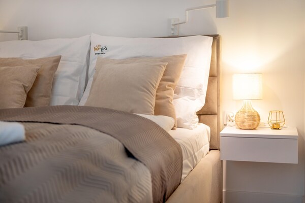 Foto van Comfortabel appartement, bad het hele jaar door - Vakantiehuis in Pobierowo - BedRoom