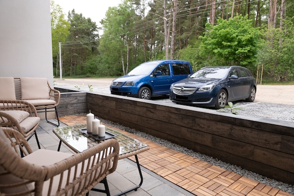Foto van Comfortabel appartement, bad het hele jaar door - Vakantiehuis in Pobierowo - TerraceBalcony
