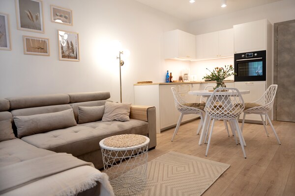 Foto van Comfortabel appartement, bad het hele jaar door - Vakantiehuis in Pobierowo - LivingRoom