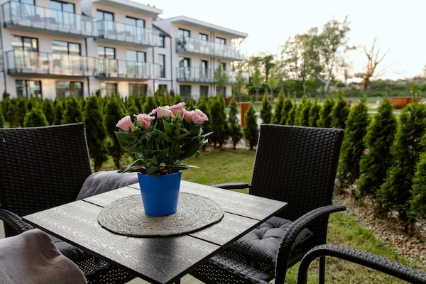Foto van Appartement in Niechorze bij het strand - Vakantiehuis in Niechorze - TerraceBalcony