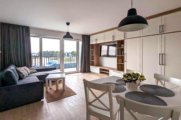 Foto van Verblijf met uitzicht op het water voor 2, Dziwnów - LivingRoom