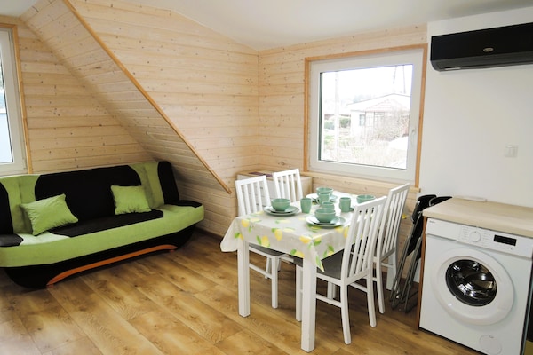 Foto van Appartement in Wisełka met een groot terras - Vakantiehuis in Wisełka - LivingRoom