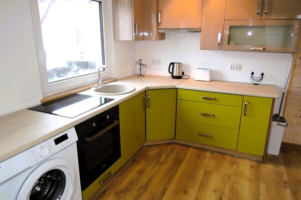 Foto van Appartement in Wisełka met een groot terras - Vakantiehuis in Wisełka - Kitchen