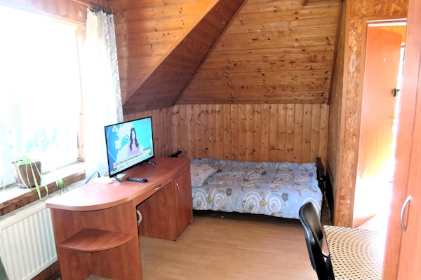 Foto van Ontsnapping aan het meer bij Wolin National Park - Vakantiehuis in Kołczewo - BedRoom