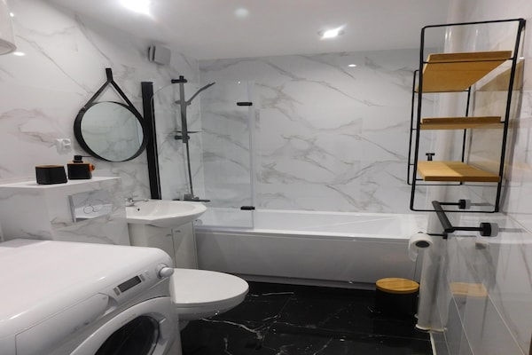 Foto van Appartement in Świnoujście bij Oostzeestrand - Vakantiehuis in Świnoujście - BathRoom