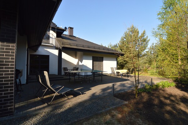 Foto van Villa bij meer in Borne Sulinowo - Vakantiehuis in Borne Sulinowo - TerraceBalcony