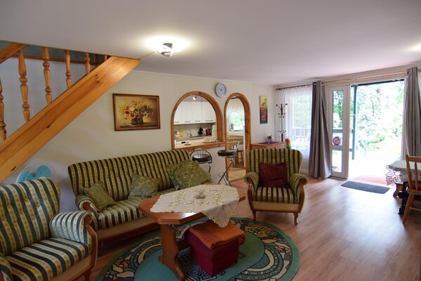 Foto van Vakantiehuis in Zakowo bij meer - Vakantiehuis in Zakowo - LivingRoom