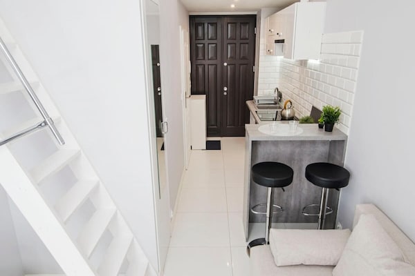 Foto van Appartement vlakbij station Fabryczna - Vakantiehuis in Łódź - Kitchen