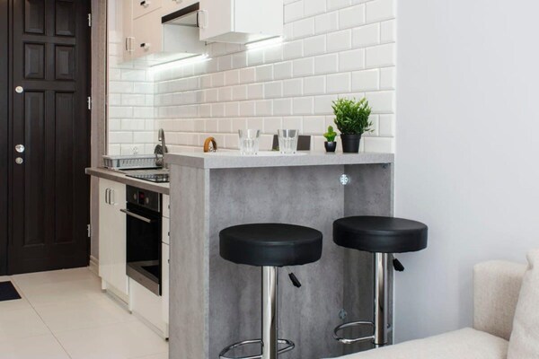Foto van Appartement vlakbij station Fabryczna - Vakantiehuis in Łódź - Kitchen