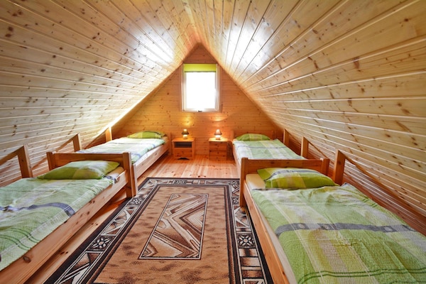 Foto van Houten huis bij Wicko-meer in Lubin - Vakantiehuis in Lubin - BedRoom
