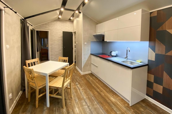 Foto van Bungalow in Dziwnów bij Oostzee Promenade - Vakantiehuis in Dziwnow - Kitchen