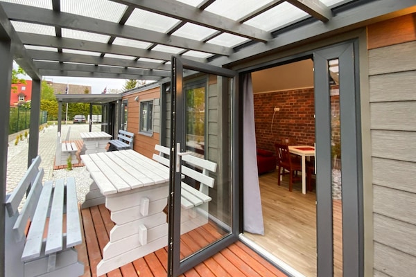 Foto van Vakantiehuis in Dziwnów bij de Oostzee - Vakantiehuis in Dziwnow - terrace