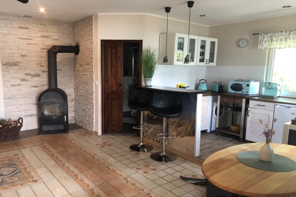 Foto van Bungalow bij Meer en Dichtbij Oostzee - Vakantiehuis in Bieszkowice - Kitchen