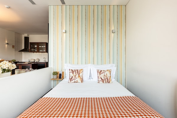 Foto van Studio-appartement naast de Clerigos-toren - Vakantiehuis in Oporto - BedRoom